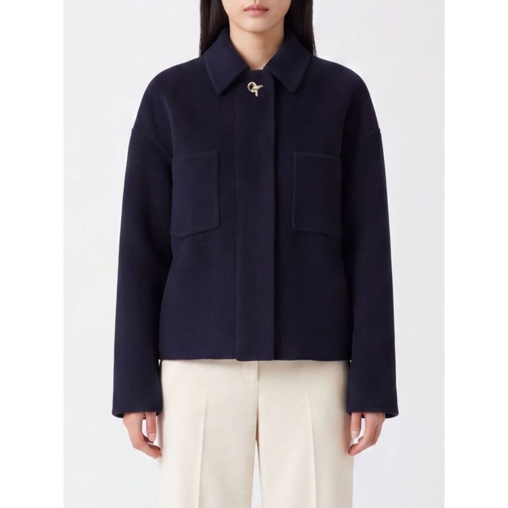 Fabiana Filippi Coat Woman Blue